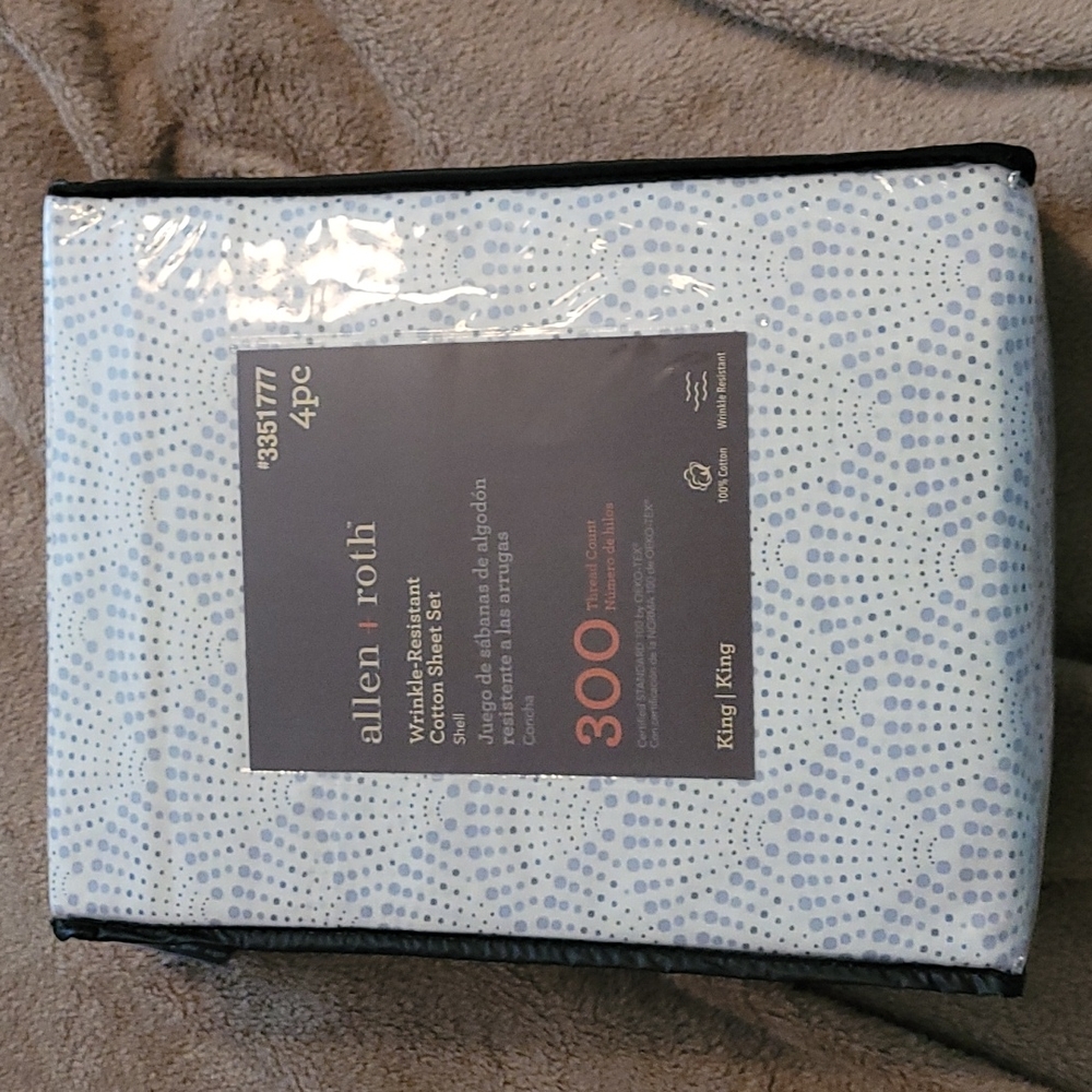 Allen+Roth King Size Sheet Set